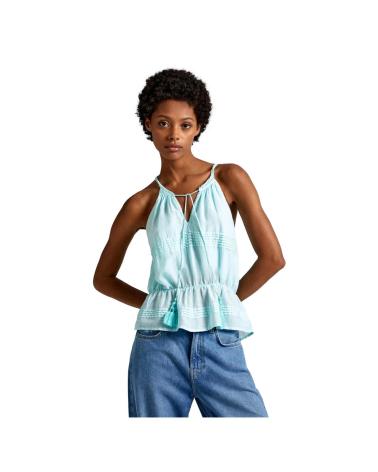 TOP PEPE JEANS DAISY PL304821 BLU AZUL