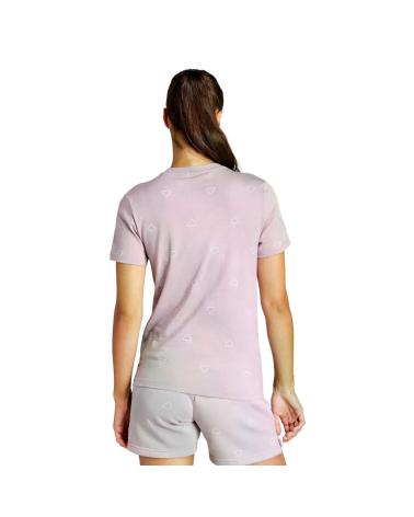 T-SHIRT ADIDAS ESSENTIALS MONOGRAM SLIM VIOLA MORADO