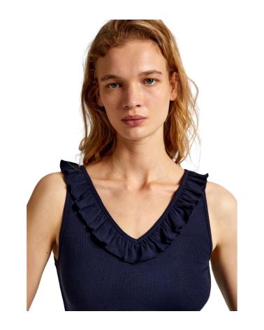 TOP PEPE JEANS LEIRE PL505851 BLU AZUL