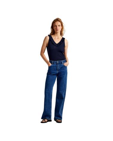 TOP PEPE JEANS LEIRE PL505851 BLU AZUL