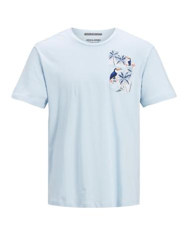 T-SHIRT JACK & JONES 12189316 BLU AZUL