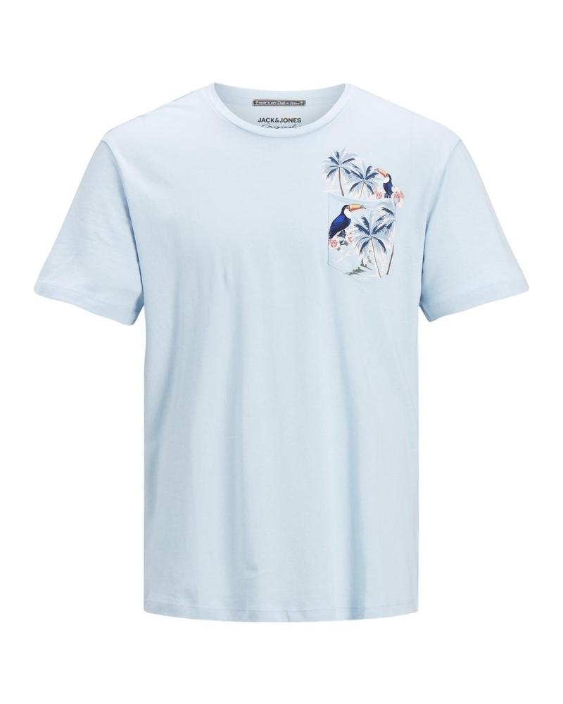 T-SHIRT JACK & JONES 12189316 BLU AZUL