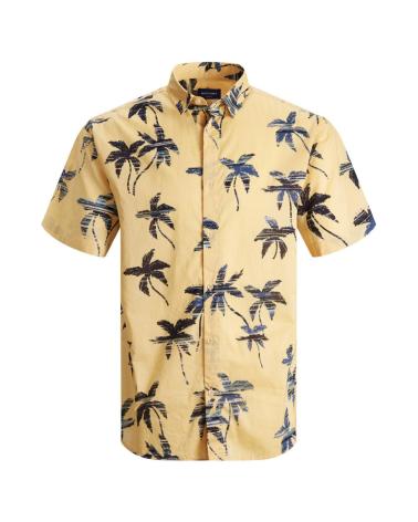 JACK & JONES JACKJONES 12188309 STAMPA PALME GIALLO AMARILLO