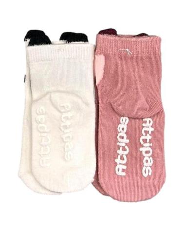 CALZINI ANTISCIVOLO ATTIPAS VOLPE ROSA ROSA