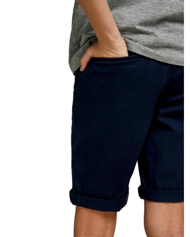 JACK & JONES PANTALONCINO ELEGANTE BLU 12172213 AZUL