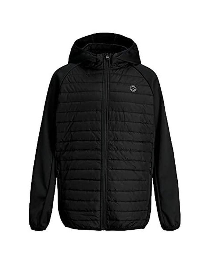 JACK & JONES CHAQUETA ACOLCHADA NEGRA PARA NIÑO 12182303 NEGRO