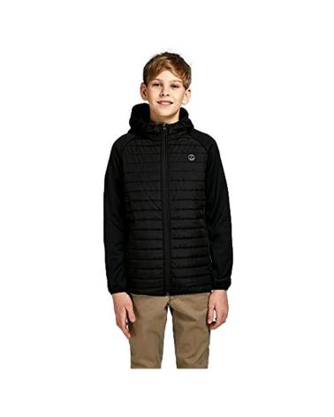 JACK & JONES CHAQUETA ACOLCHADA NEGRA PARA NIÑO 12182303 NEGRO