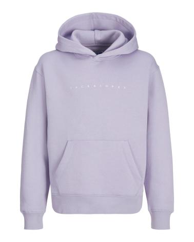FELPA CON CAPPUCCIO JACK & JONES LOGO 12237468 LILLA LILA