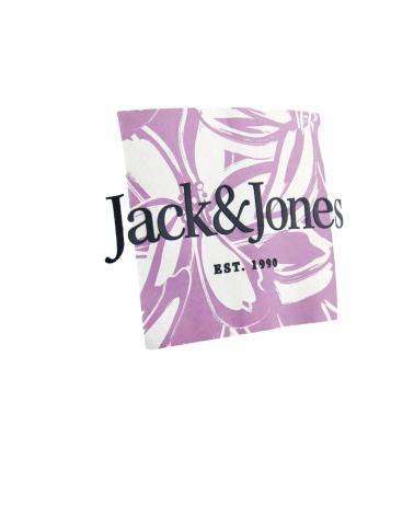 T-SHIRT MANCHES COURTES JACK & JONES 12257435 BLANC POUR GARÇON BLANCO