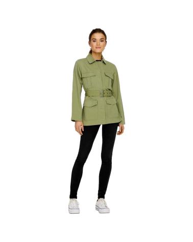 CHAQUETA SAHARIANA ONLY 15288803 VERDE VERDE