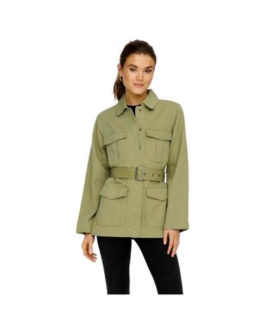 CHAQUETA SAHARIANA ONLY 15288803 VERDE VERDE