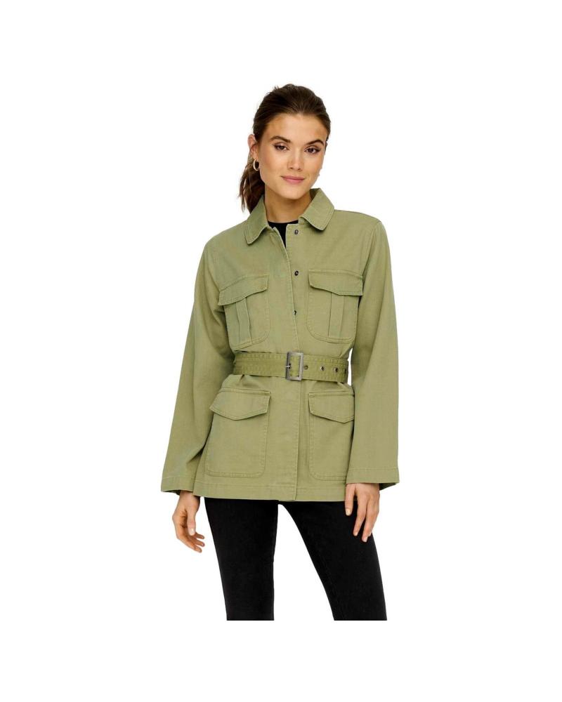 CHAQUETA SAHARIANA ONLY 15288803 VERDE VERDE