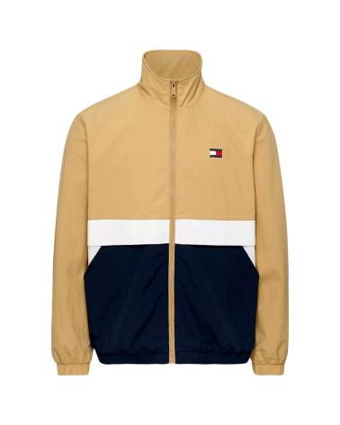 GIACCA BOMBER TOMMY JEANS ESSENTIAL BEIGE DM0DM17887 BEIGE
