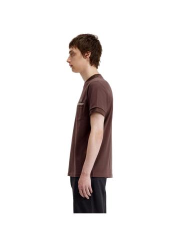 Home-FRED-PERRY-CAMISETA-CON-BOLSILLO-M4650-MARRóN