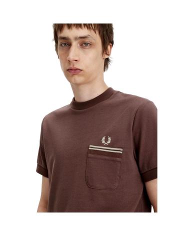 Home-FRED-PERRY-CAMISETA-CON-BOLSILLO-M4650-MARRóN