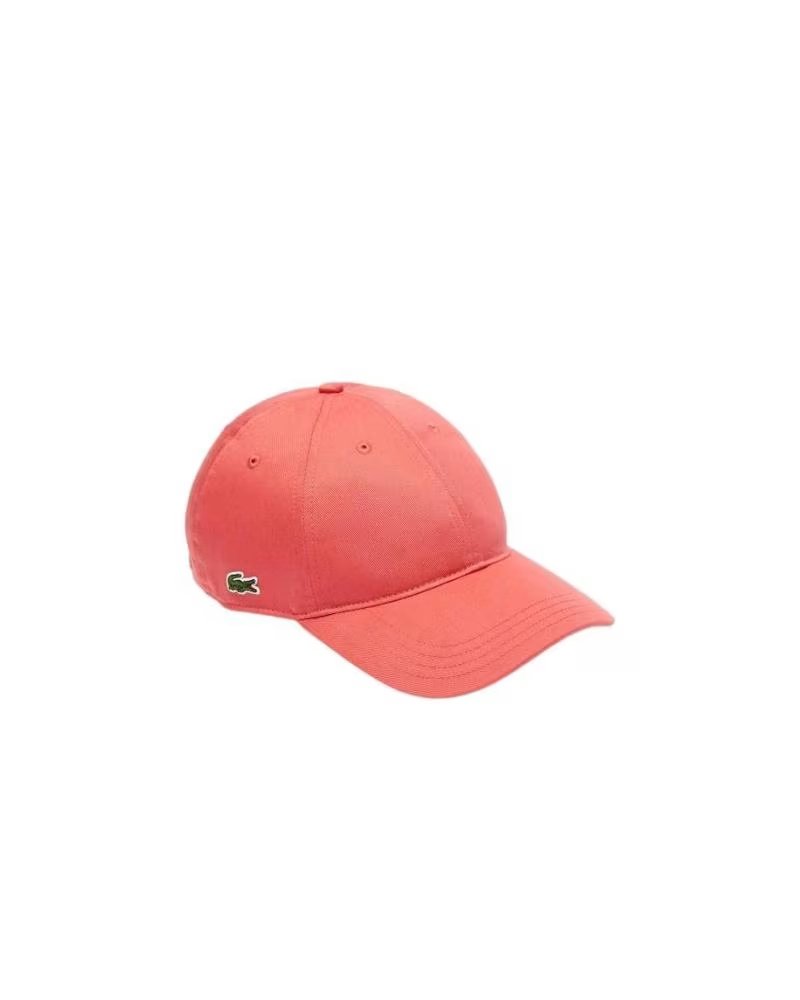 LACOSTE GORRA UNISEX ALGODON ECOLOGICO ROSA