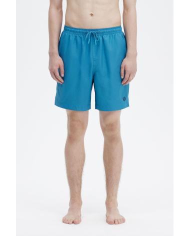 CLASSIC FRED PERRY SWIM SHORTS BLUE U46 AZUL-U46
