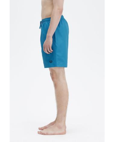 CLASSIC FRED PERRY SWIM SHORTS BLUE U46 AZUL-U46