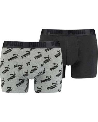 PUMA 2ER PACK HERREN BOXERSHORTS SCHWARZ NEGRO