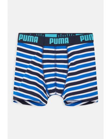 PUMA 2ER-PACK BOXERSHORTS JUNGEN MARINEBLAU UND GESTREIFT 701210971 AZUL