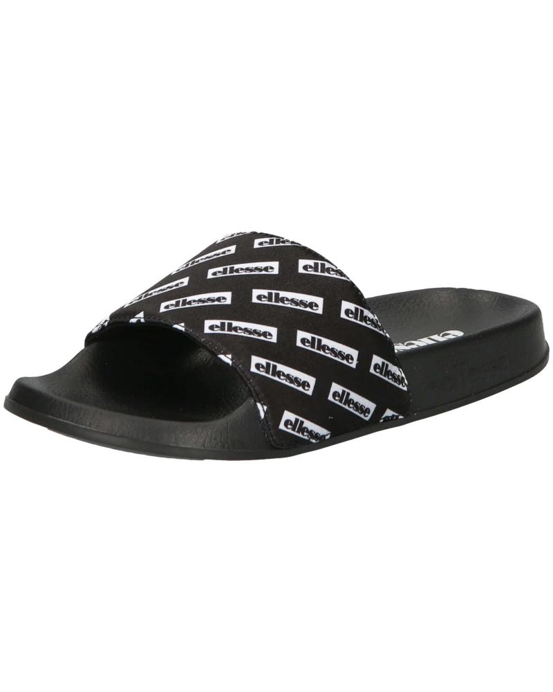 Woman and girl and boy Flip flops ELLESSE CHANCLA MORGANA SLIDE BLACK NEGRA MULTICOLOR