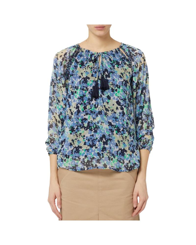 PEPE JEANS BLUSE CHIARA PRINT PL304830 BLAU AZUL