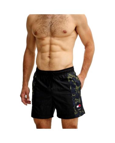 TOMMY JEANS CALÇÃO DE BANHO SHADOW FLORAL GREEN UM0UM03151 PRETO NEGRO