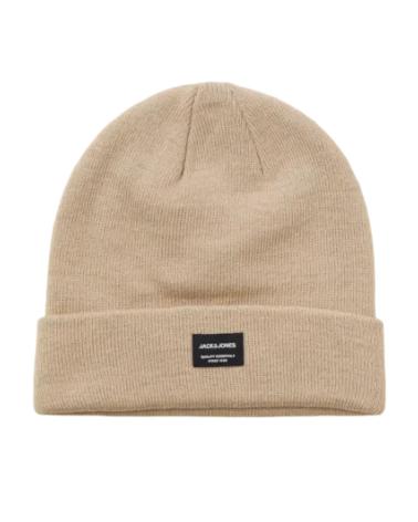 JACK & JONES BONNET EN TRICOT 12092815 BEIGE BEIGE