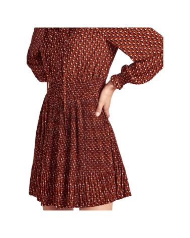 VESTIDO PLISADO BOHO PEPE JEANS PL953422 ROJO ROJO