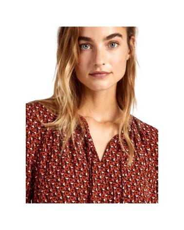 VESTIDO PLISADO BOHO PEPE JEANS PL953422 ROJO ROJO