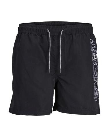 CALÇÕES DE BANHO JACK & JONES JACKJONES REGULAR FIT 12253748 PRETO NEGRO