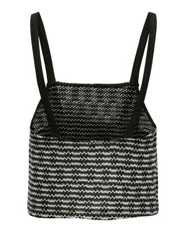 ONLY TOP CORTO DE TIRANTES 15325449 NEGRO NEGRO
