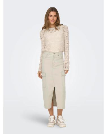 Inizio-ONLY-FALDA-LARGA-CON-CINTURA-ALTA-15318851-NEGRO