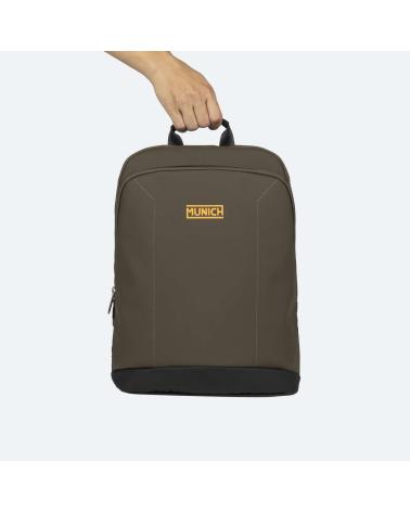 MUNICH MOCHILA JUNGLE SS24 SLIM - KHAKI VERDE, DISEÑO MODERNO VERDE