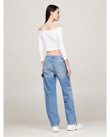 Início-TOMMY-JEANS-CAMISETA-ESSENTIAL-TOMMY-DW0DW17892-BLANCO