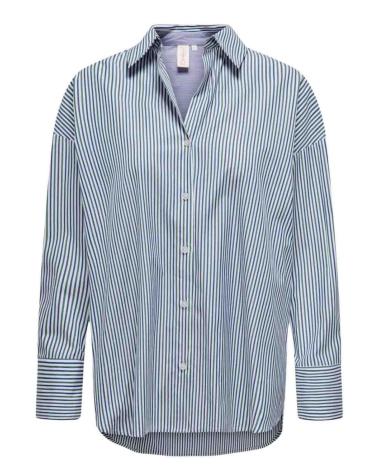 CAMISA HOLGADA A RAYAS ONLY 15328579 A RAYAS