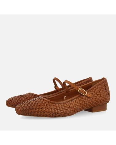Ballerines-pour-femmes-GIOSEPPO-BAILARINAS-MUJER-TRENZADO-PIEL-BODAJK-73634-MARRóN