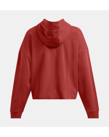 SWEAT OVERSIZE UNDER ARMOUR UA RIVAL TERRY 1382736 ROUGE ROJO