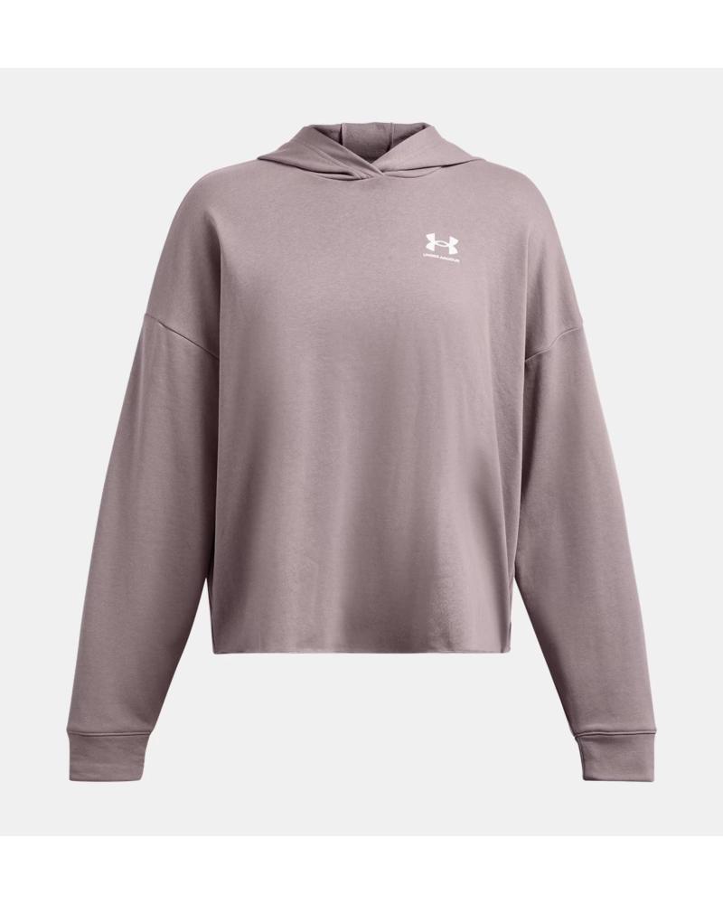 SWEAT OVERSIZE UNDER ARMOUR UA RIVAL TERRY 1382736 LILAS LILA
