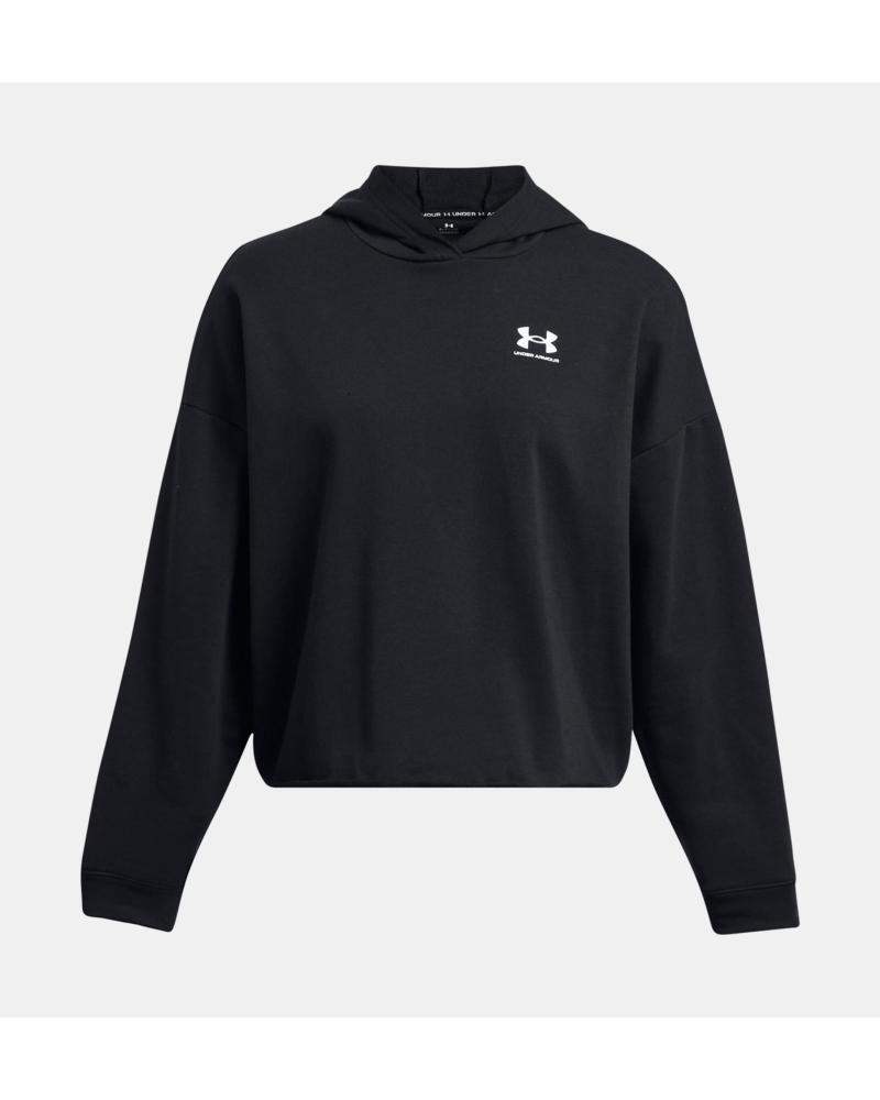 SWEAT-SHIRT UNDER ARMOUR OVERSIZED UA RIVAL TERRY 1382736 NOIR NEGRO