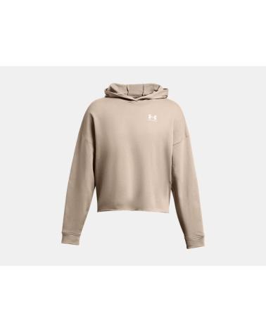 FELPA UNDER ARMOUR OVERSIZED UA RIVAL TERRY 1382736 BEIGE BEIGE
