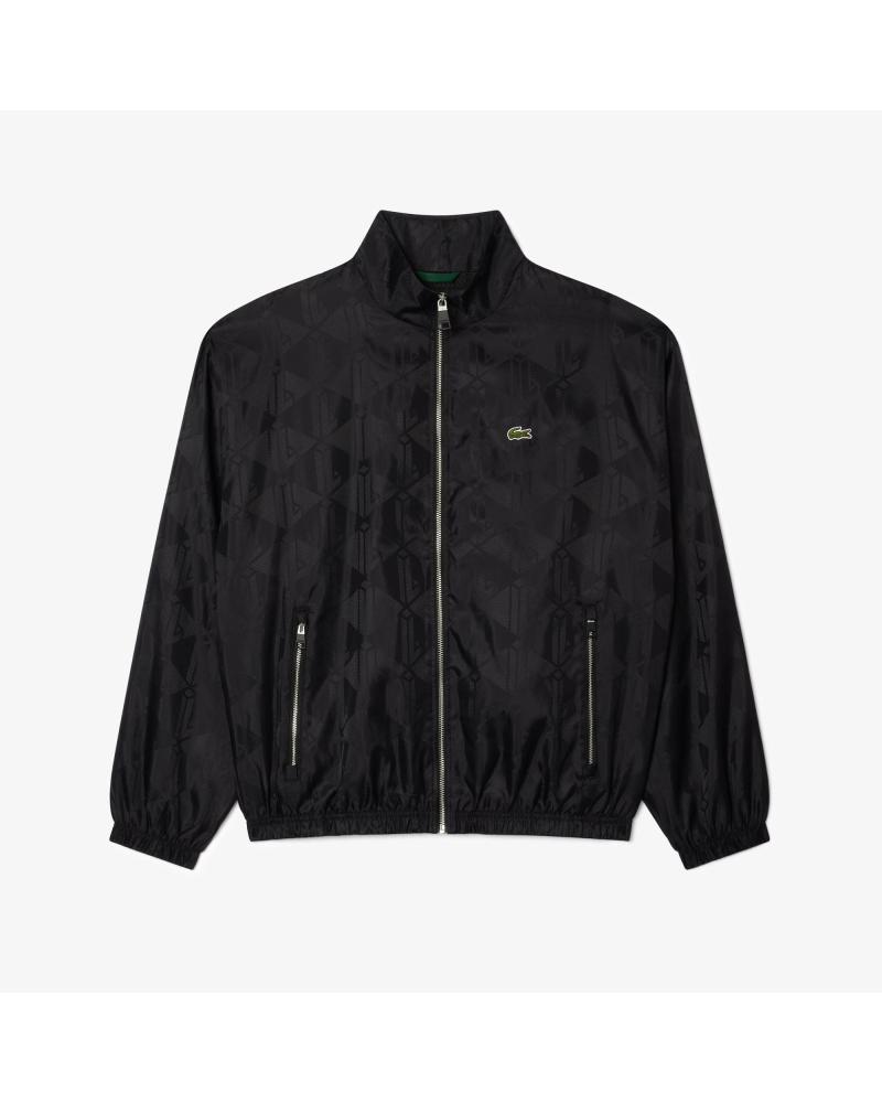 Início-LACOSTE-CHAQUETA-CHANDAL-CROPPED-CON-MONOGRAMA-BH4001-NEGRO