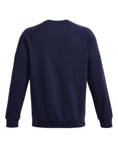FELPA UNDER ARMOUR UA RIVAL FLEECE GIROCOLLO BLU MARINO 1379755 AZUL MARINO