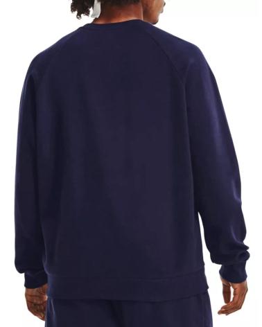 FELPA UNDER ARMOUR UA RIVAL FLEECE GIROCOLLO BLU MARINO 1379755 AZUL MARINO