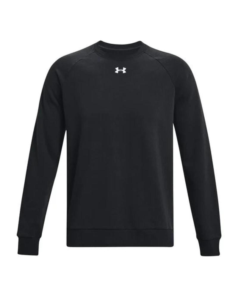 SWEAT-SHIRT UNDER ARMOUR UA RIVAL FLEECE COL ROND NOIR 1379755 NEGRO
