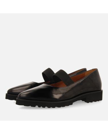GIOSEPPO BLACK PATENT LEATHER EFFECT BALLERINAS MODEL 73829 NEGRO