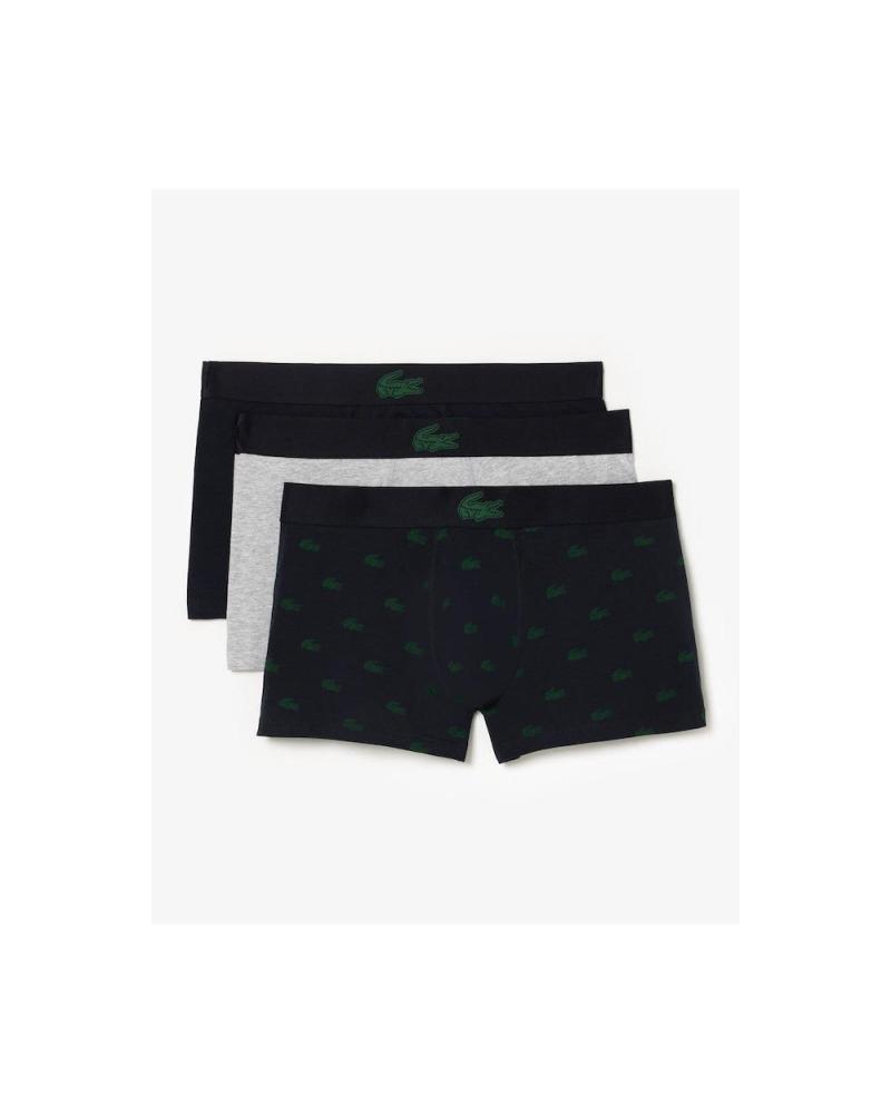 Accueil-LACOSTE-PACK-3-BOXERS-ABIMES-VERT-ARGENT-SH5154-NEGRO
