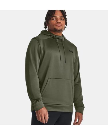SWEAT À CAPUCHE UNDER ARMOUR FLEECE 1373353 VERT MILITAIRE VERDE