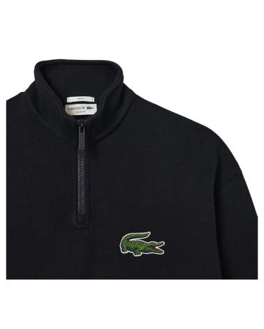 MOLETOM LACOSTE SH2748 PRETO NEGRO
