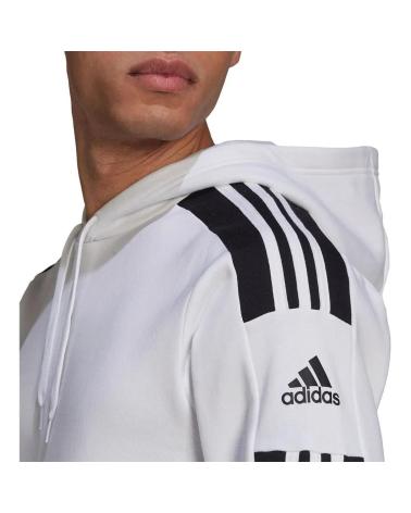 MOLETOM COM CAPUZ ADIDAS SQ21 SW HOOD GT6637 BRANCO BLANCO